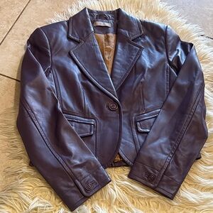 IE designed leather jacket